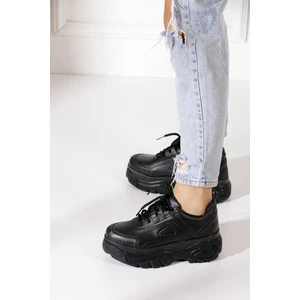 Günlük Kadın Spor Ayakkabı Yüksek Taban 6 cm Sneaker Siyah - Beyaz - Bej - Rugan - Süet 001