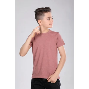 Çocuk Pamuk Basic Kısa Kollu Baskısız Tişört MRN250102VF