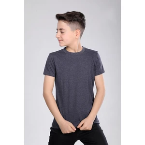 Çocuk Pamuk Basic Kısa Kollu Baskısız Tişört MRN250102VF