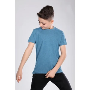 Çocuk Pamuk Basic Kısa Kollu Baskısız Tişört MRN250102VF