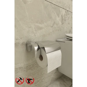 Alper Banyo Krom F1 Model Kapaklı Tuvalet Kağıtlığı Tuvalet Kağıtlık Asacağı 5 Yıl Garantili