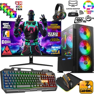 RTX65 Intel Core I5-12400F 16 GB Ram 512 GB M.2 SSD + 1tb HDD 8gb RTX3050 24" 180Hz Oyuncu Masaüstü Bilgisayar