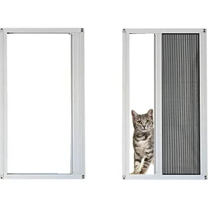 Akordeon Pilise Yırtılmaz Ped Kedi Tüllü Pencere Sineklik Beyaz (70X130) Istenilen Ölçüde