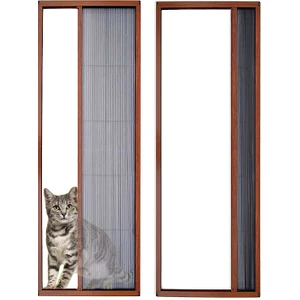 Akordeon Pilise Yırtılmaz Ped Kedi Tüllü Kapı Sineklik Altınmeşe (90X210) Istenilen Ölçüde
