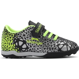CRYSTAL Unisex Çocuk Halısaha Futbol Ayakkabısı Siyah / Yeşil