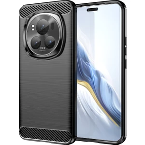 Honor Magic 6 Pro Için Fırçalanmış Dokulu Tpu Kılıf (Yurt Dışından)