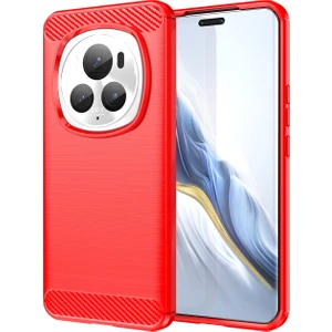 Honor Magic 6 Pro Için Fırçalanmış Dokulu Tpu Kılıf (Yurt Dışından)