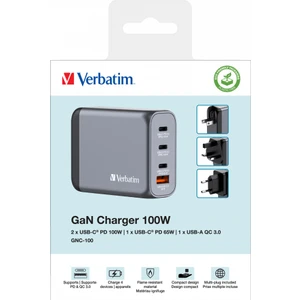 32202 100W GAN Hızlı Şarj 4-Bağlantı Noktalı 2 x Usb-C PD 100W / 1 x Usb-C PD 65W / 1 x Usb-A QC 3.0
