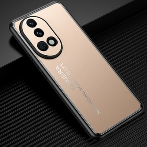 Huawei Nova 12 Pro Için Buzlu Metal Kasa (Yurt Dışından)