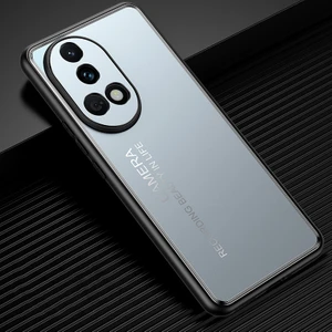 Huawei Nova 12 Pro Için Buzlu Metal Kasa (Yurt Dışından)