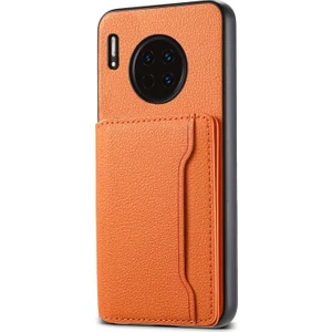 Huawei Mate 30 Için Buzağı Dokulu Tam Kaplama Kılıf (Yurt Dışından)