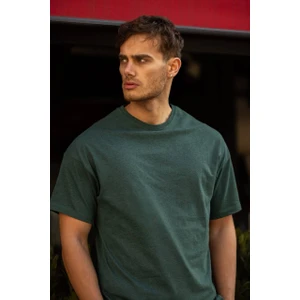 Martino Butik Erkek Bisiklet Yaka Düz Basic Baskısız Oversize Salas T-Shirt