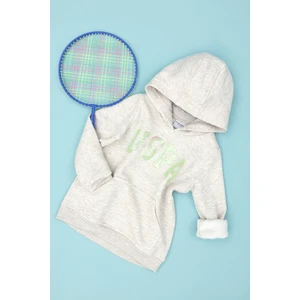 U.S. Polo Assn. Kız Çocuk Bej Melanj Sweatshirt 50272615-VR156
