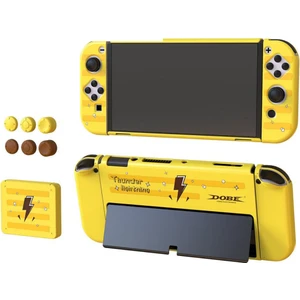 Gd 34 Nintendo Switch OLED Koruma Kılıf Seti Pokemon Desenli Koruyucu Kit