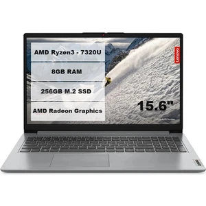 Ideapad Amd Ryzen 3-7320U 8gb 256GB SSD 15.6"fhd Freedos Cloud Grey Taşınabilir Bilgisayar 82VG008ATX