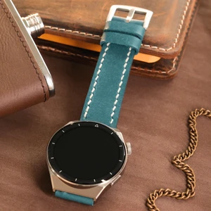 Hakiki Deri 20mm Saat Kordonu Fossil Diesel Lacoste Casio Armani Tissot Nacar Klasik Saat Kordonu Deri Kayış Mavi