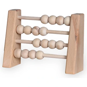 Alg Wood Doğal Sağlıklı Ahşap Abaküs Oyuncak, Montessori Toys, Çocuk ve Odası Ahşap DEKOR-5054