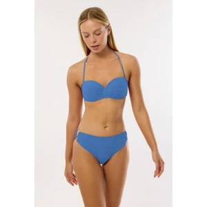 3404 Mavi Straplez Bikini Takımı
