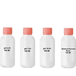 Tekno İstanbul Ph 4.01 - 7.01 - 10.01 - Elektrod Koruma Sıvısı / Kalibrasyon Sıvıları 100 ml
