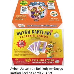 Az Lakırtı Bol Iletişim+ Duygu Kartları Feeling Gards