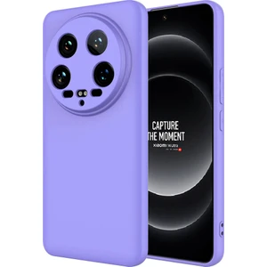 Case 4u Xiaomi Mi 14 Ultra Kılıf Kamera Korumalı Içi Kadife Logosuz Mara Lansman Silinebilir Kılıf Lila