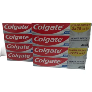 White Teeth With Bakıng Soda 2*75 Ml Diş Macunu X 4 Adet