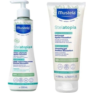 Stelatopia Lipit Yenileyici Krem 300 ml + Mustela Stelatopia Şampuan 200 ml