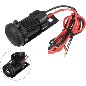 Motosiklet Scooter ve Maxı Scooter Uyumlu USB Şarj Aletli Suya Dayanıklı Motor USB