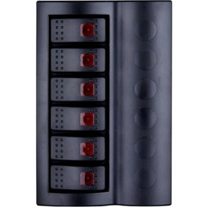 Otomatik Sigortalı Işıklı Switch Panel, 6 Anahtarlı