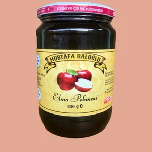 Mustafa Baloğlu Bal Ürünleri Elma Pekmezi (Organik- Ev Yapımı) 850 gr