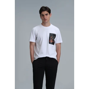 Erkek Exotıc Modern Grafik T-Shirt 111020202 Beyaz