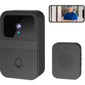 Wifi Video Kapı Zili Kablosuz Hd Kamera Pır Hareket Algılama Ir Alarm Güvenlik