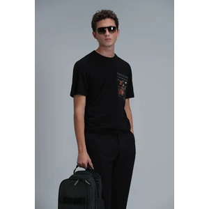 Erkek Exotıc Modern Grafik T-Shirt 111020202 Siyah