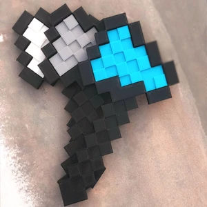 Bursa3dfilament Minecraft Elmas Balta / Minecraft Diamond Axe