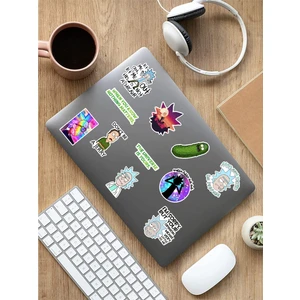 Sweet Twins Ricky And Morty Temalı Laptop Notebook Tablet Sticker Set 4