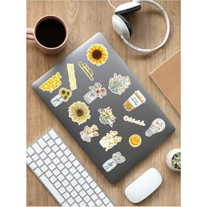 Sweet Twins - Vsco Yellow Laptop Notebook Tablet Sticker Set 6