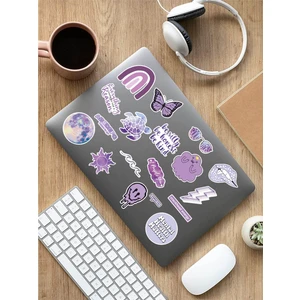 Sweet Twins - Vsco Purple Laptop Notebook Tablet Sticker Set 2