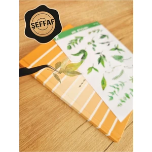 Sweet Twins - Şeffaf Floral & Leaf Temalı Laptop Notebook Telefon Tablet Ajanda Sticker Seti