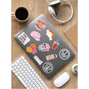 Sweet Twins Good Vibes Temalı Laptop Notebook Tablet Sticker Set 6