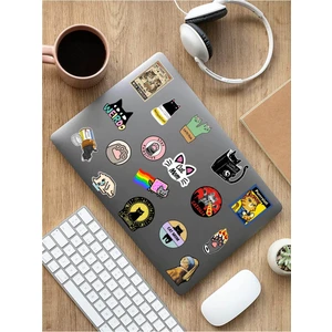 Sweet Twins - Cat Temalı Laptop Notebook Tablet Sticker Seti