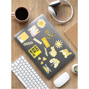 Sweet Twins - Vsco Yellow Laptop Notebook Tablet Sticker Set 5