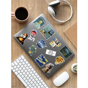 Sweet Twins - Art Sanat Temalı Laptop Notebook Tablet Sticker Seti