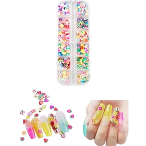 Tırnak Charm Tırnak Süsleme Seti Nail Art Charms Protez Tırnak Süsleme Objeleri