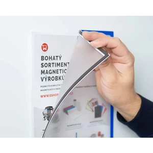 Mıknatıslı Şömiz Manyetik Evrak Tutucu Şeffaf Magnet Şömiz Dosya 21X30CM A4