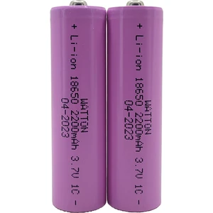 18650 2200 mah 2'li Şarjlı Fener Pili Li-Ion 3.7V 1c