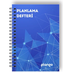 Mavi Işıklar Günlük Planlayıcı Defter - Daily Planner - Ders Çalışma Planlayıcı Defteri - Planlama Defteri