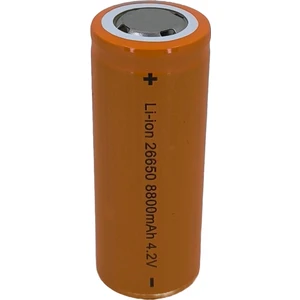 Hedyex 26650 Şarjlı Pil 8800 mah 4.2V Li-Ion Pil 1'li