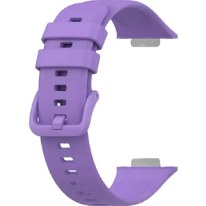 Huawei Watch Fit 2 Uyumlu Spor Silikon Kordon Lila