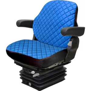 Binbir Trend Kabinli Traktör 2 Parça Koltuk Kılıfı- Mavi Deri