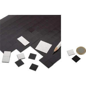 Etiket Magnet Yapışkanlı Magnet Mıknatıs, Dolap Mıknatısı 2X2CM Kare Kesimli Şerit Mıknatıs